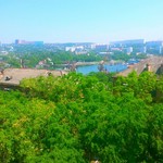  Отдых во Владивостоке Приморский край, фото  лето 26° бухтаДиомид море всё зелено VDK